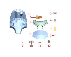 İÇ TORPİDO KAPAĞI GRİ ( RİSOTTO 50 )