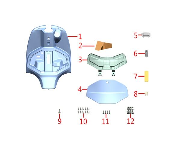 ŞASE NO KAPAK ( RİSOTTO 50cc-125cc )