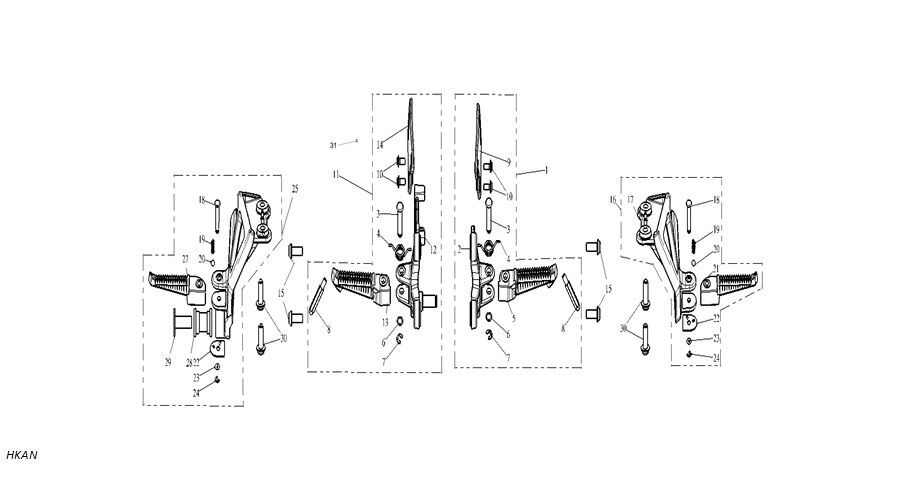 VOGE 525 RR ÖN BASAMAK SAĞ