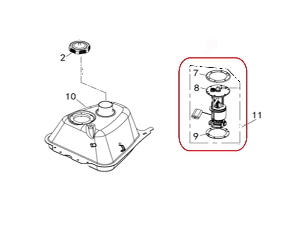 REGAL RAPTOR F320 Yakıt Pompası Komple