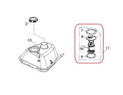 REGAL RAPTOR F320 Yakıt Pompası Komple