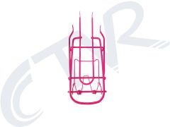ARKA BAGAJ BMX 16'' PEMBE