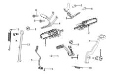YUKİ YK250GY-7 VİTES PEDALI