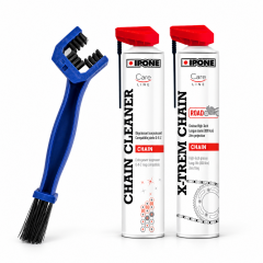 IPONE Zincir Bakım Seti CHAIN CLEANER VE X-TREM CHAIN ROAD Zincir Temizleme Fırçası