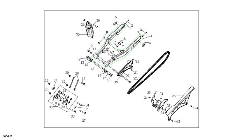 VOGE 525 RR AMORTİSÖR SABİTLE