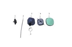 YUKİ DIRTY PAWS 250 2T HAVA FİLTRE HORTUMU