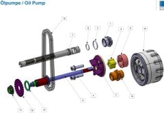 VOGE SR4 MAXİ 350 YAĞ POMPA DİŞLİSİ