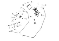 YAKIT TANKI KİLİT TELİ (VAMPIRE 125)