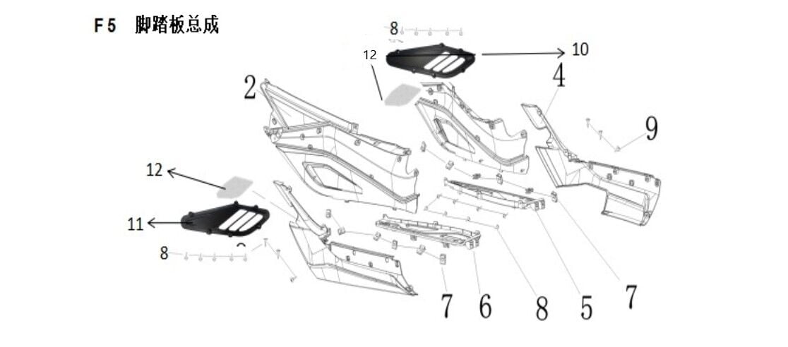 YUKİ HURACAN SELE ALTI İLAVE PLASTİĞİ SOL