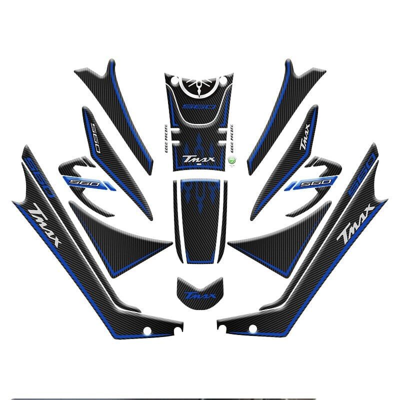 YAMAHA TMAX 560 2019 - 2021 UYUMLU TANK PAD SET 001